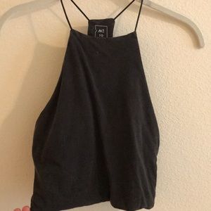 Charcoal crop top